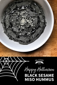 Black Sesame Miso Hummus Pinterest